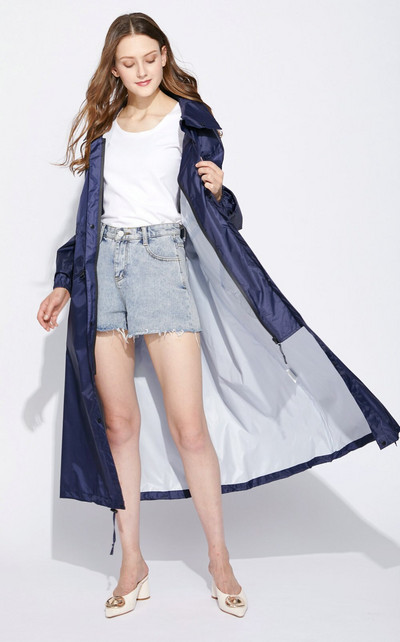 Új női könnyű, lélegző esőkabát, divatos vízálló, meghosszabbítható esőkabát felnőtteknek kültéri, szélálló férfi dzseki esőruházat