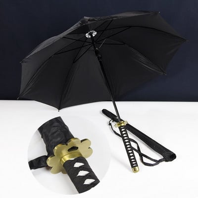 One Piece Roronoa Zoro Automatic Katana Umbrella Creative Rain Γυναικείες άντρες Σαμουράι Σπαθί Ninja Ομπρέλα Αντιανεμική ομπρέλα