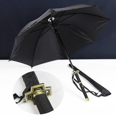 One Piece Roronoa Zoro Automatic Katana Umbrella Creative Rain Γυναικείες άντρες Σαμουράι Σπαθί Ninja Ομπρέλα Αντιανεμική ομπρέλα