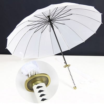 One Piece Roronoa Zoro Automatic Katana Umbrella Creative Rain Γυναικείες άντρες Σαμουράι Σπαθί Ninja Ομπρέλα Αντιανεμική ομπρέλα