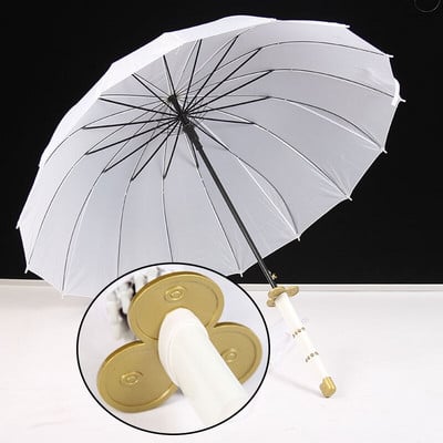 One Piece Roronoa Zoro Automatic Katana Umbrella Creative Rain Γυναικείες άντρες Σαμουράι Σπαθί Ninja Ομπρέλα Αντιανεμική ομπρέλα