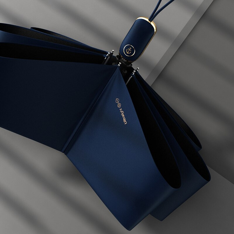 OLYCAT Plochý automatický dáždnik pre ženy Letný skladací UV slnečník pre dievčatá Vetruodolný slnečník Luxusný vonkajší slnečník