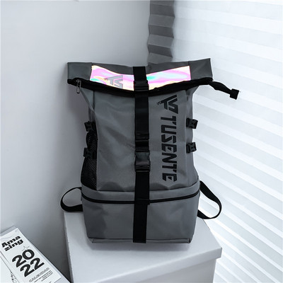 Moderan tekstilni muški ruksak sa natpisom