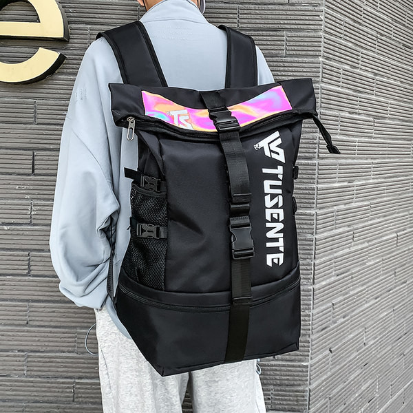 Moderan tekstilni muški ruksak sa natpisom