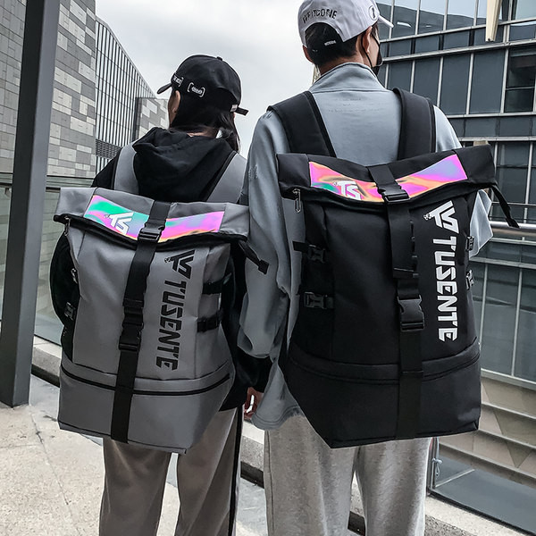 Moderan tekstilni muški ruksak sa natpisom