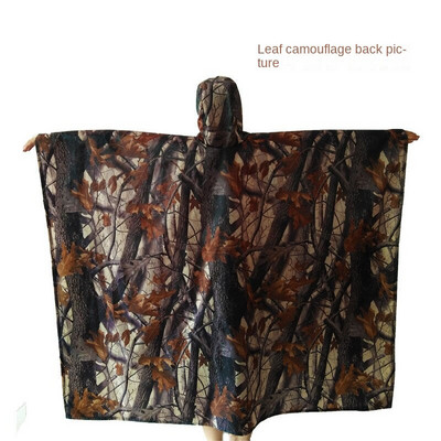 3 v 1 multifunkčný extra dlhý nepremokavý pončo unisex pršiplášť stan rohožka ochrana pred slnkom plachta maskovací kabát