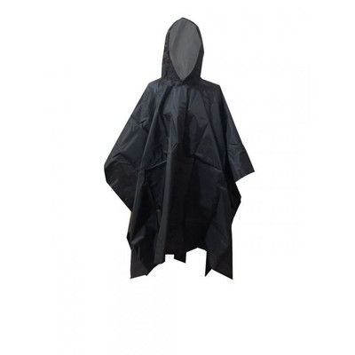 3 v 1 multifunkčný extra dlhý nepremokavý pončo unisex pršiplášť stan rohožka ochrana pred slnkom plachta maskovací kabát