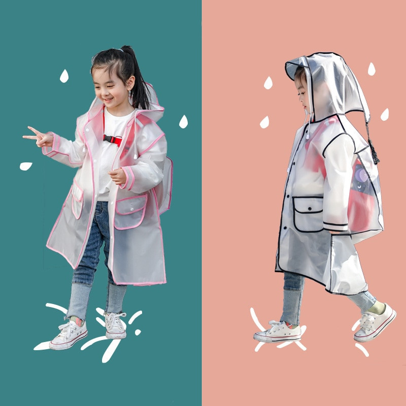 2021 Doprava zdarma Roztomilý detský pršiplášť pre chlapcov a dievčatá Nepremokavý overal s kapucňou, kreslený film Detské pršiplášte a nohavice Detský pršiplášť
