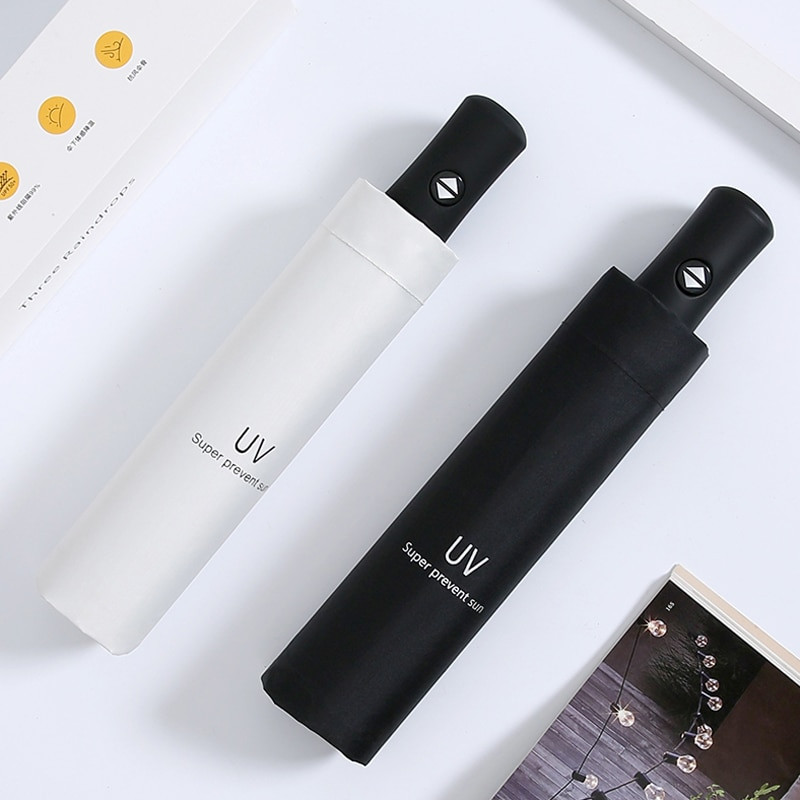 Skladací plne automatický dáždnik pre chlapcov a dievčatá, roztomilý slnečný a daždivý, dvojúčelový, ochrana proti slnku, veľká veľkosť, dážď, 1 ks