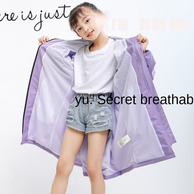 Detský pršiplášť, nepremokavý dievčenský chlapčenský pršiplášť, jednodielny kreslený detský pršiplášť, batoľa, školský chlapčenský pršiplášť