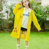 Jachetă de ploaie drăguță pentru copii, impermeabilă pentru copii, dinozaur, pisică, haină de ploaie pentru băieți, fete, în aer liber, poncho, îmbrăcăminte de ploaie pentru studenți