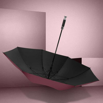 Umbrelă de golf cu mâner lung automată de lux Umbrelă de golf din fibre Paraguas poate fi logo personalizat