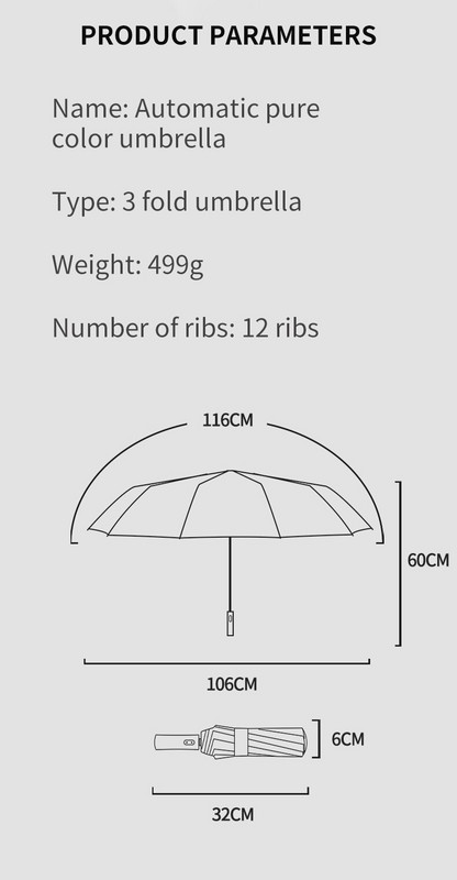 Umbrelă automată rezistentă la vânt pentru bărbați, 12 coaste, dungi reflectorizante, femei, femei, bărbați, 3 umbrele pliante de ploaie, bărbați