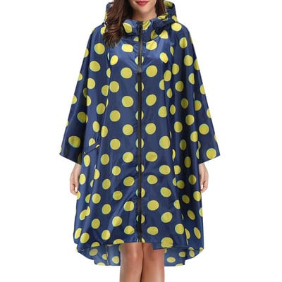 Nová dámska vlnená dlhá pláštenka, nepremokavá vetruodolná pončo, vrchné oblečenie, nepriepustná mikina s kapucňou a pršiplášťom