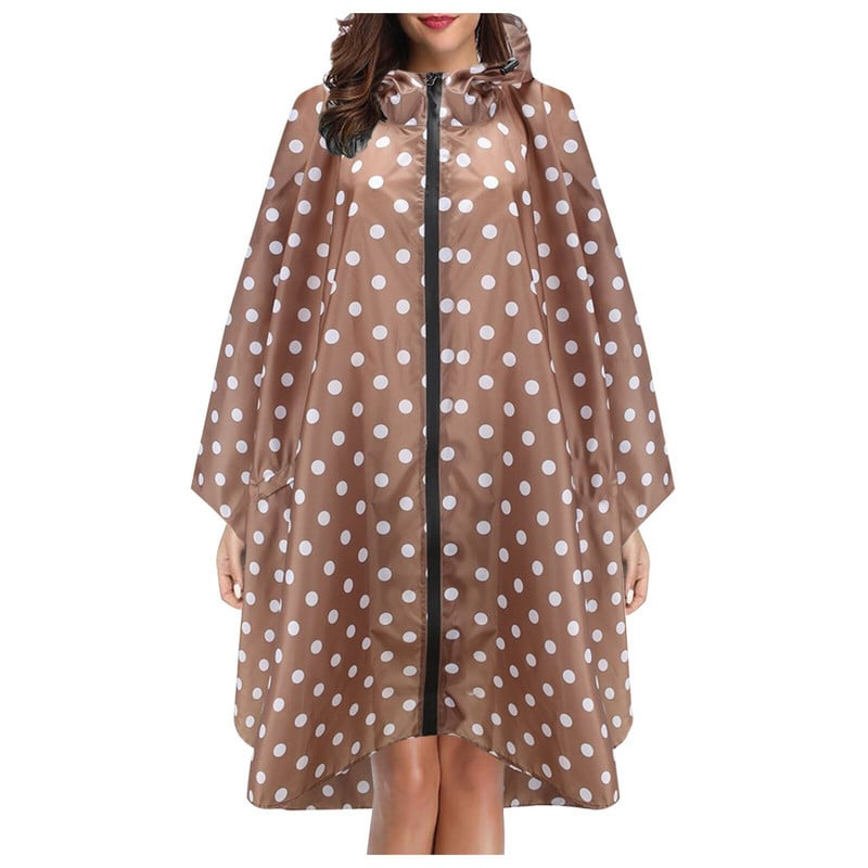 Nová dámska vlnená dlhá pláštenka, nepremokavá vetruodolná pončo, vrchné oblečenie, nepriepustná mikina s kapucňou a pršiplášťom