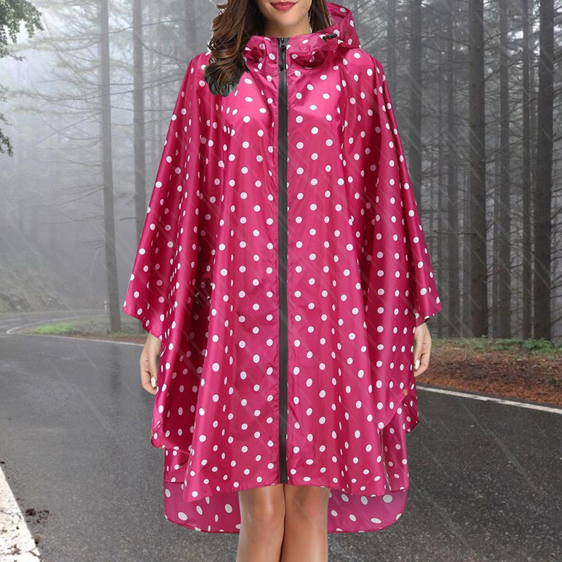 Nová dámska vlnená dlhá pláštenka, nepremokavá vetruodolná pončo, vrchné oblečenie, nepriepustná mikina s kapucňou a pršiplášťom