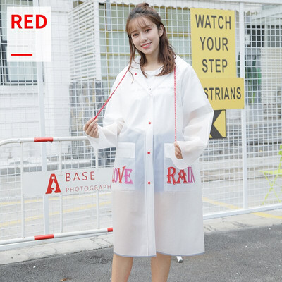 Férfi és női esőkabát átlátszó esőkabát kültéri utazási trend divat férfi és női hordozható esőponcsó, nem eldobható