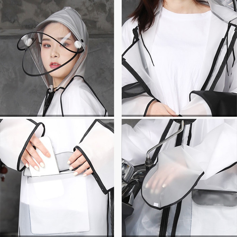 Pršiplášť do dažďa, nepremokavý, s kapucňou, zipsom, vonkajšou turistikou a cyklistikou, unisex, dlhý pršiplášť pre mužov a ženy s vreckami