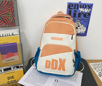 Ανδρικό σακίδιο πλάτης casual σε σκούρο και ανοιχτό χρώμα