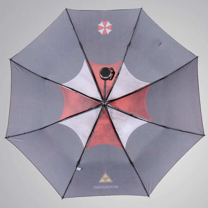 Filmový dáždnik Biohazard Resident Umbrella Muži Žena Veľký vonkajší cestovný vetruodolný proti UV žiareniu Skladací slnečník Business Paraguas darček