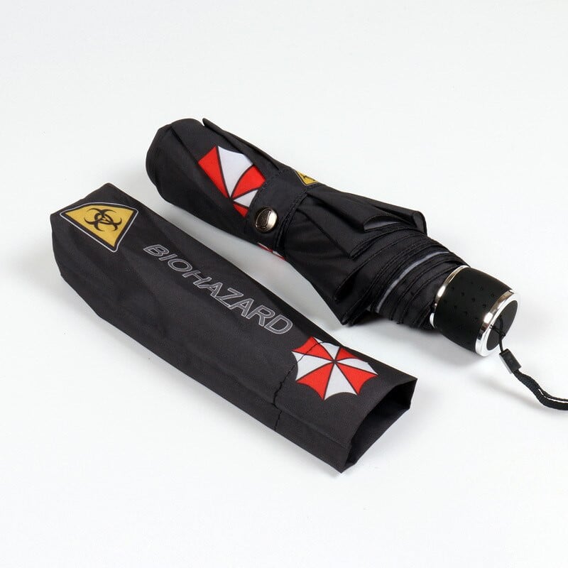 Filmový dáždnik Biohazard Resident Umbrella Muži Žena Veľký vonkajší cestovný vetruodolný proti UV žiareniu Skladací slnečník Business Paraguas darček