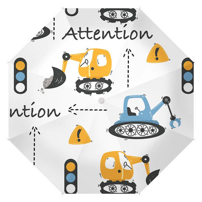 Automatický slnečný dáždnik s kreslenými zvieratami, daždivý, solárny dáždnik, opaľovací krém, UV ochrana, skladací dievčenský krásny slnečník