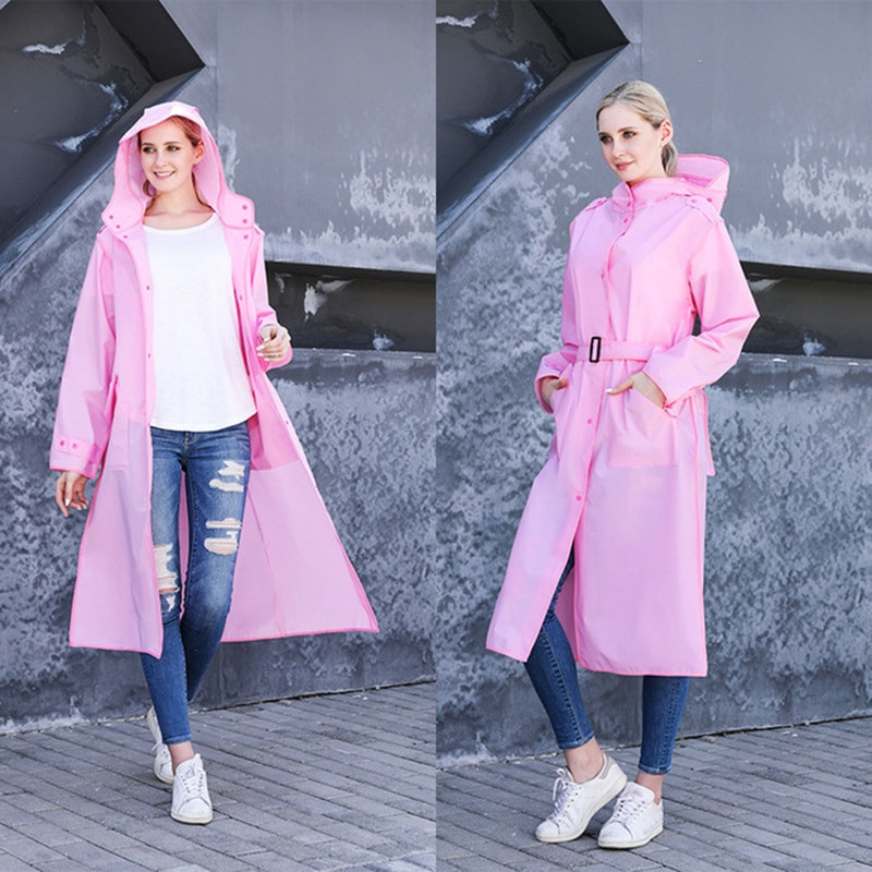 Módny dlhý pršiplášť pre ženy, korzet s pásom a kapucňou, pršiplášť pre mužov, pončo, nepremokavý, pre dospelých, turistika, kempovanie, rybolov, pršiplášť