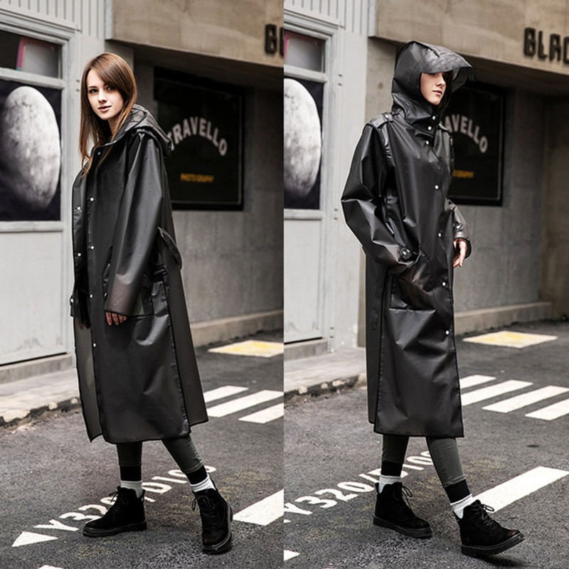 Módny dlhý pršiplášť pre ženy, korzet s pásom a kapucňou, pršiplášť pre mužov, pončo, nepremokavý, pre dospelých, turistika, kempovanie, rybolov, pršiplášť