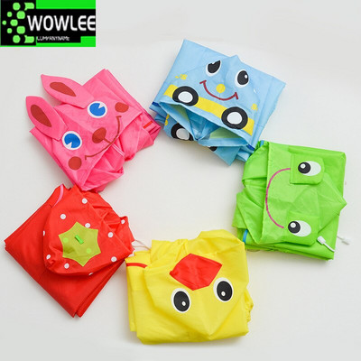 Nepremokavý 1 ks detský pršiplášť Detský pršiplášť Pršiplášť Vetruodolný pršiplášť v kreslenom štýle so zvieratami Študentský pršiplášť Poncho