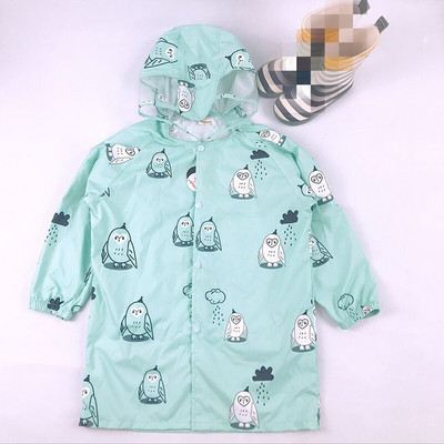 Detský pršiplášť s kresleným jednorožcom, nepremokavý pršiplášť, polyesterové oblečenie pre chlapcov, outdoorové detské dievčenské bundy a kabáty.