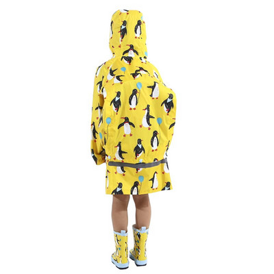 Detský pršiplášť s kresleným jednorožcom, nepremokavý pršiplášť, polyesterové oblečenie pre chlapcov, outdoorové detské dievčenské bundy a kabáty.