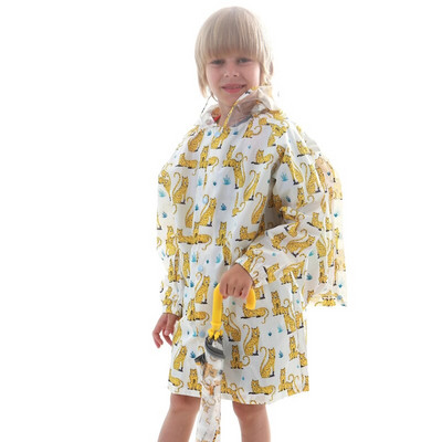 Detský pršiplášť s kresleným jednorožcom, nepremokavý pršiplášť, polyesterové oblečenie pre chlapcov, outdoorové detské dievčenské bundy a kabáty.