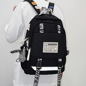 Moderan muški ruksak s natpisom i 3D elementom