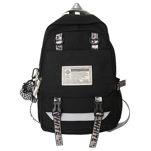 Moderan muški ruksak s natpisom i 3D elementom