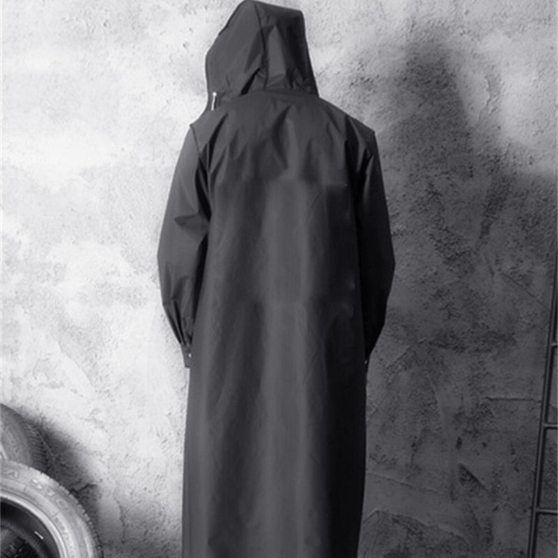 Nový čierny módny nepremokavý dlhý pršiplášť pre dospelých, mužov a ženy, s kapucňou pre veľkých chlapcov a dievčatá, cestovanie, rybolov, lezenie, cyklistika, doplnok