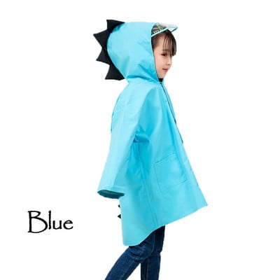 Mielas dinozaurų poliesterio kūdikio lietpaltis lauko vandeniui atsparus lietaus paltas vaikams nepralaidus pončas berniukams mergaičių striukė nuo lietaus pončas