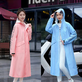 Módna dámska dlhá pršiplášťová pončo nepremokavá pršiplášťová bunda s kapucňou a rukávmi a vreckom, outdoorová turistická pršiplášť