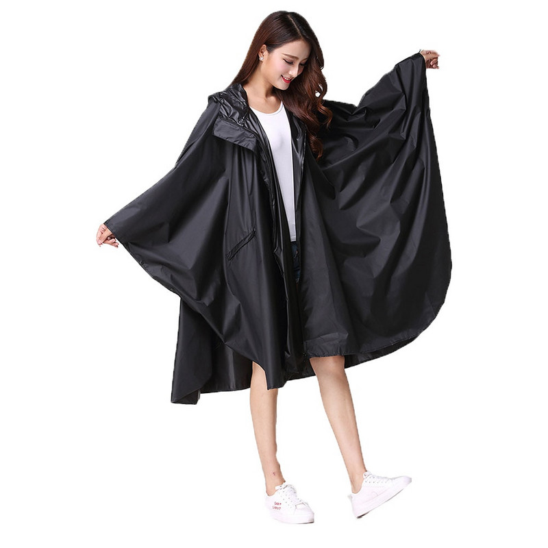 1 ks štýlový viacfarebný dámsky ultratenký pršiplášť s kapucňou, vonkajší dlhý pončo, nepremokavý pršiplášť, pončo, oblek