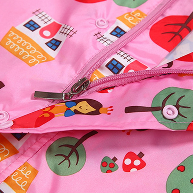 Nový odolný 3-farebný polyesterový pršiplášť s kresleným vzorom, veľkosť S/M/L, detský overal, nepremokavý pončo pre chlapcov a dievčatá.