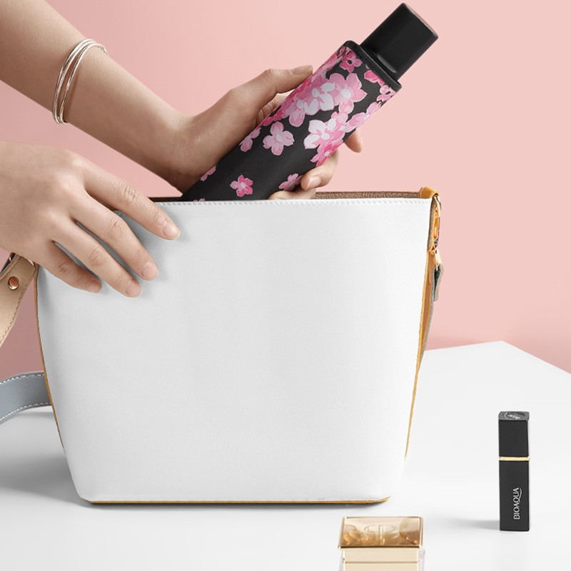 Kvalitný skladací dáždnik pre ženy, cestovný, odolný voči UV žiareniu, vetru, dažďový kvet, módny dámsky slnečník, dievčenský slnečník, vreckový dáždnik