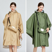 Európska a americká módna celotelová nepremokavá bunda, plášť, pršiplášť, outdoorová cyklistika, bicykel, batoh pre dospelých, mužov a ženy, Ti