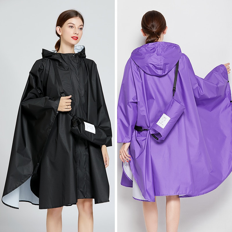 Európska a americká módna celotelová nepremokavá bunda, plášť, pršiplášť, outdoorová cyklistika, bicykel, batoh pre dospelých, mužov a ženy, Ti