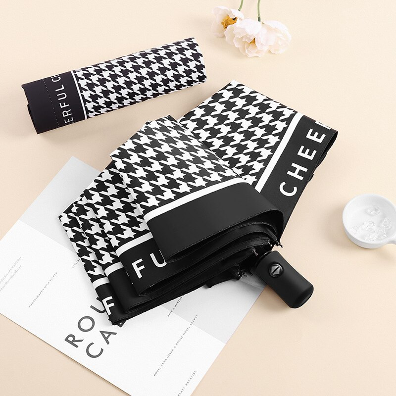 8K plne automatický dáždnik odolný voči vetru Kawaii opaľovací krém proti UV žiareniu slnečníky 3 skladací dáždnik luxusný slnečník na cestovanie