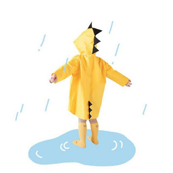 Сладък динозавър Детски дъждобран Детски анимационен дъждобран Водоустойчив дъждобран с качулка Момчета Момичета Детски дъждобран Външен домакински цвят