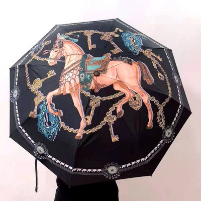 Trend Umbrella Automatinis Skėtis Lietaus Moterų Ultralight Travel Skėtis nuo saulės Mergaitėms Anti UV nešiojamas sulankstomas 8 šonkaulių skėčiai