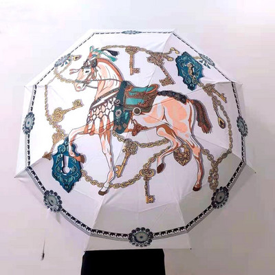 Dáždnik Trend Automatický dáždnik Damský ultraľahký cestovný slnečník Dievčenský anti UV slnečník Prenosný skladací 8-rebrový slnečník