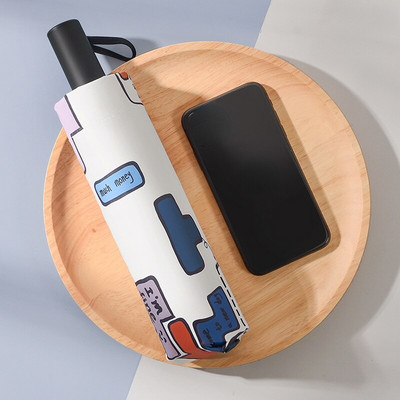 Dáždnik Sun Rain Dámsky plochý ľahký dáždnik slnečník skladací slnečník mini slnečník malá veľkosť ľahko skladovateľný slnečník