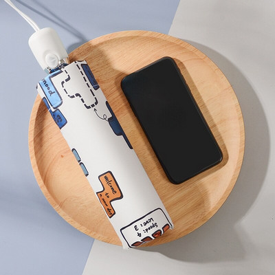 Dáždnik Sun Rain Dámsky plochý ľahký dáždnik slnečník skladací slnečník mini slnečník malá veľkosť ľahko skladovateľný slnečník