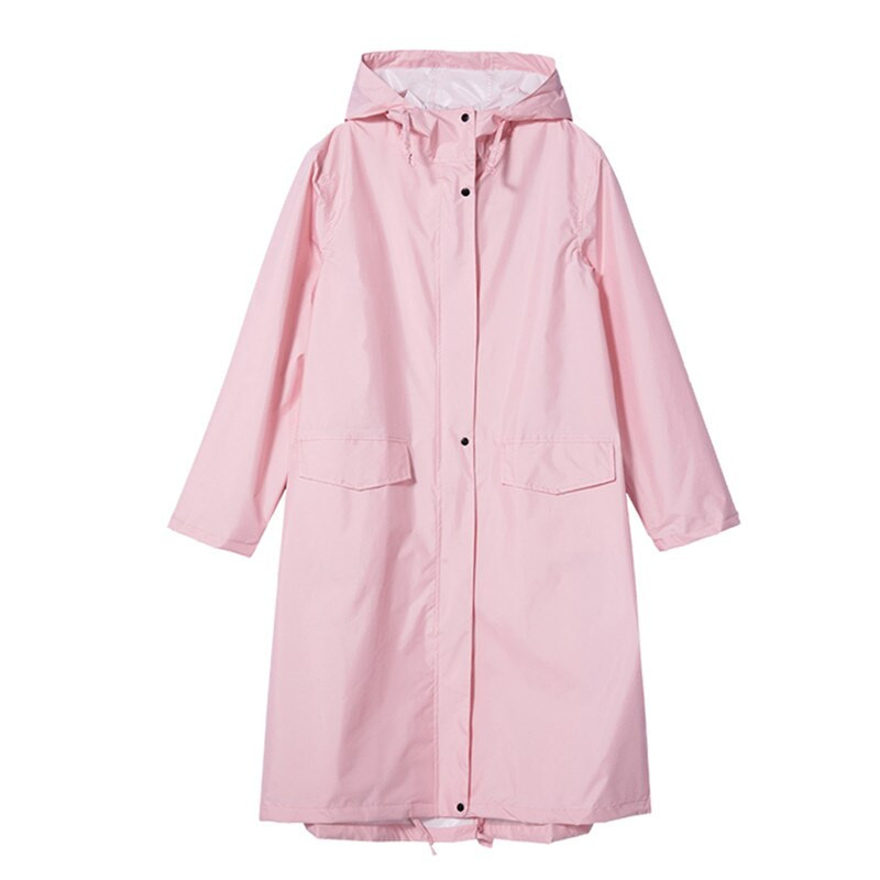 Μακρύ Αδιάβροχο Γυναικείο Ανδρικό Αδιάβροχο Αδιάβροχο Παλτό με κουκούλα ελαφρύ βροχής Παλτό Ponchos Jacket Γυναικείο παλτό Chubasqueros εσωτερικά