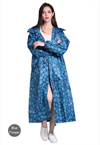 Lauko vandeniui atsparus ilgas paltas nuo lietaus moteriškas vyriškas pončas, atsparus vėjui Tour Raincoat striukė su gobtuvu didelio dydžio